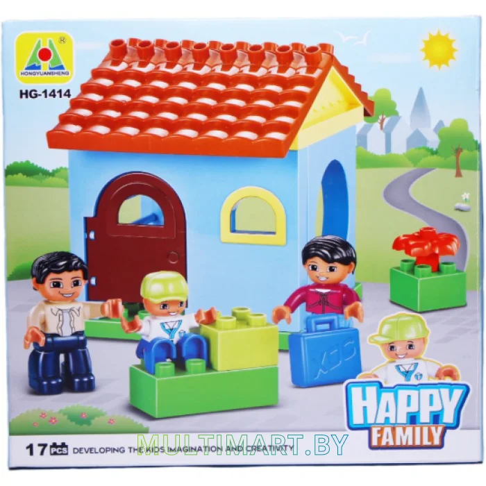 Конструктор Hongyuansheng Happy Family 1414